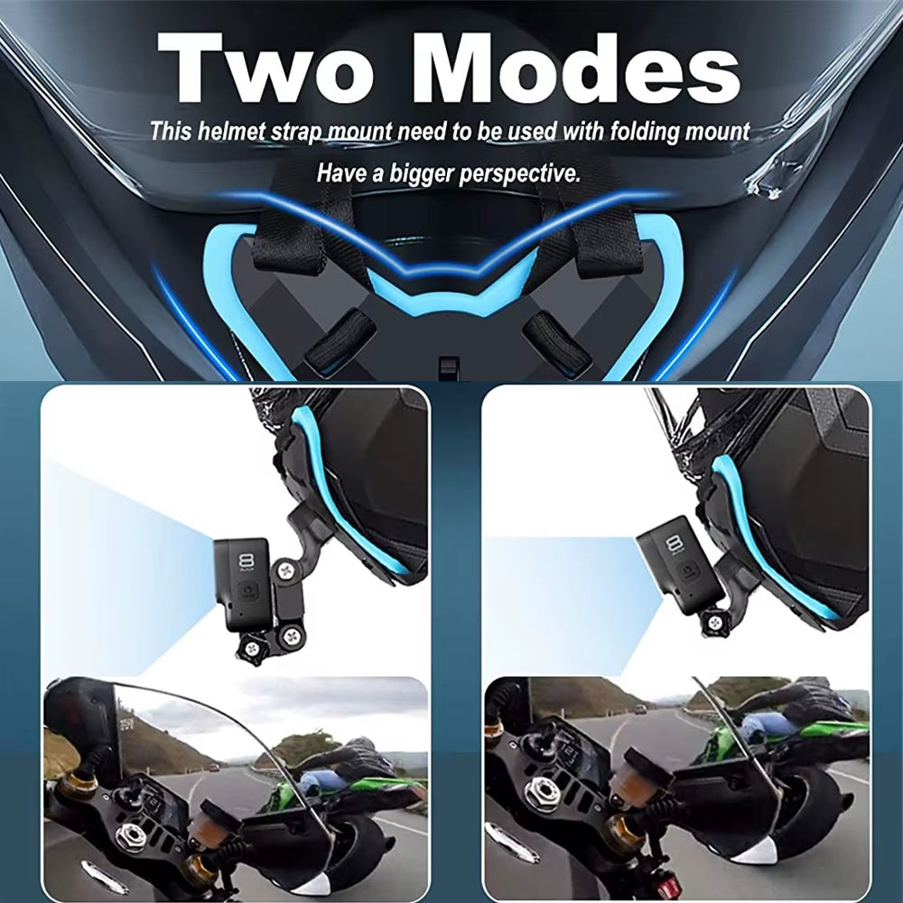 Motorcycle Helmet Chin Bracket Motorcycle Helmet Bracket Gopro Action and Sports Camera Accessories