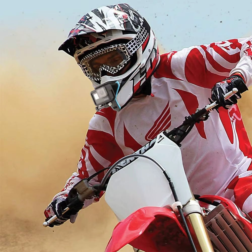 Motorcycle Helmet Chin Bracket Motorcycle Helmet Bracket Gopro Action and Sports Camera Accessories