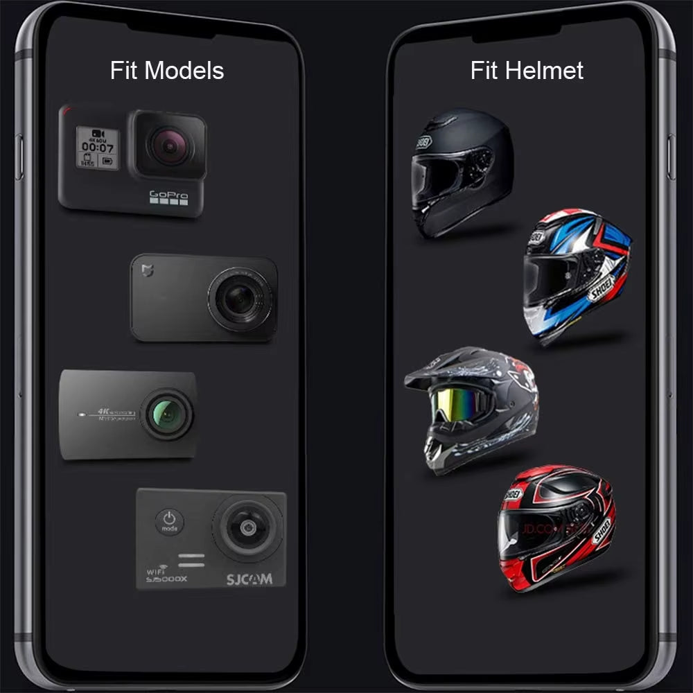 Motorcycle Helmet Chin Bracket Motorcycle Helmet Bracket Gopro Action and Sports Camera Accessories