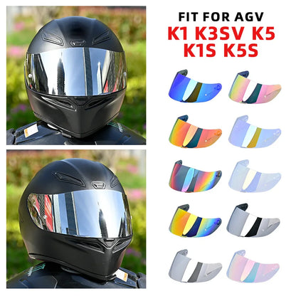 Cascos Para Motos Shield Replacement for AGV K1 K1S K3SV K5 K5S GT2 Uv-Protection Full Face Accesorios Para Moto for Casco Agv